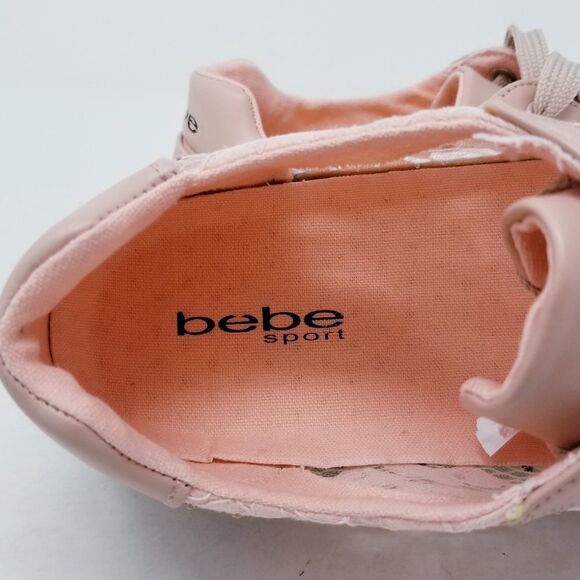 Bebe Chiara Pink Platform Sneakers - Picture 8 of 10